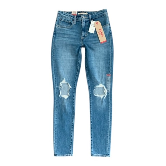 NWT 🩵💙 721 Levi’s High Rise Skinny Jeans Low Stretch - Picture 1 of 9